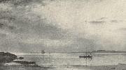 Painting- tengerpart, Amaldus Clarin Nielsen